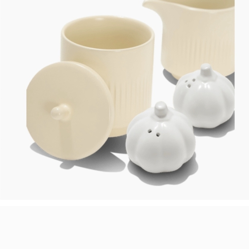 HO14 Creamer Sugar Salt Pepper Dinnerware Set #HO14 - Picture 2 of 5